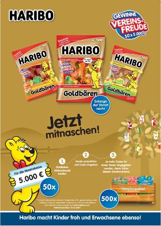 zur Haribo Vereinsfreude Aktion